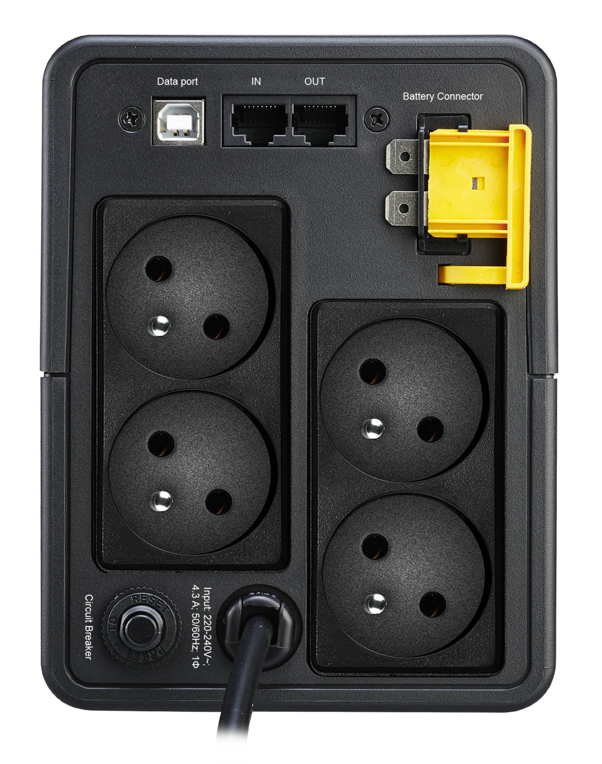 APC Back-UPS BX950MI-FR Noodstroomvoeding - 950VA, 4x penaarde(België), USB - Afbeelding 8