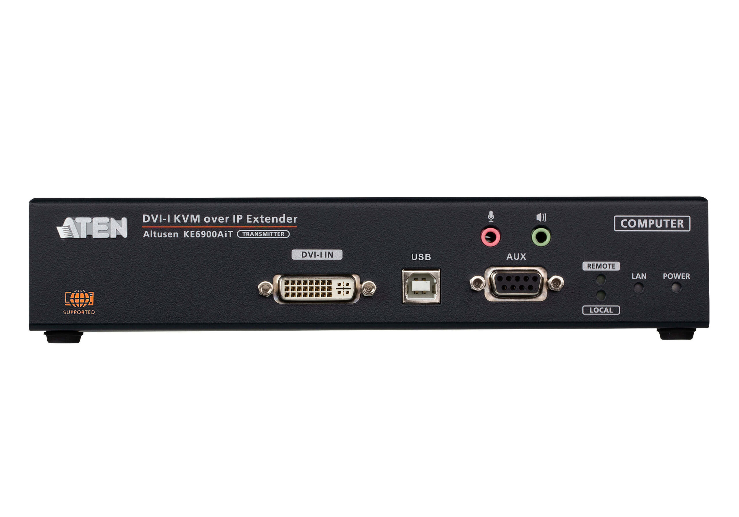 ATEN DVI-I KVM met één weergave via IP-zender met internettoegang - Afbeelding 3