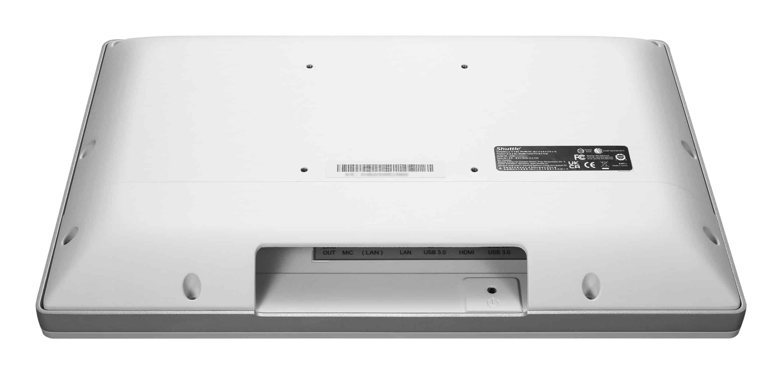 Shuttle All-In-One Medical Panel PC Barebone M15AL01-i5, 15.6" Multi-Touch-Screen, Intel Core i5-1235U, 2xLAN, RS232, POAG, IP65, ventilatorloos, 24/7 permanent gebruik - Afbeelding 3