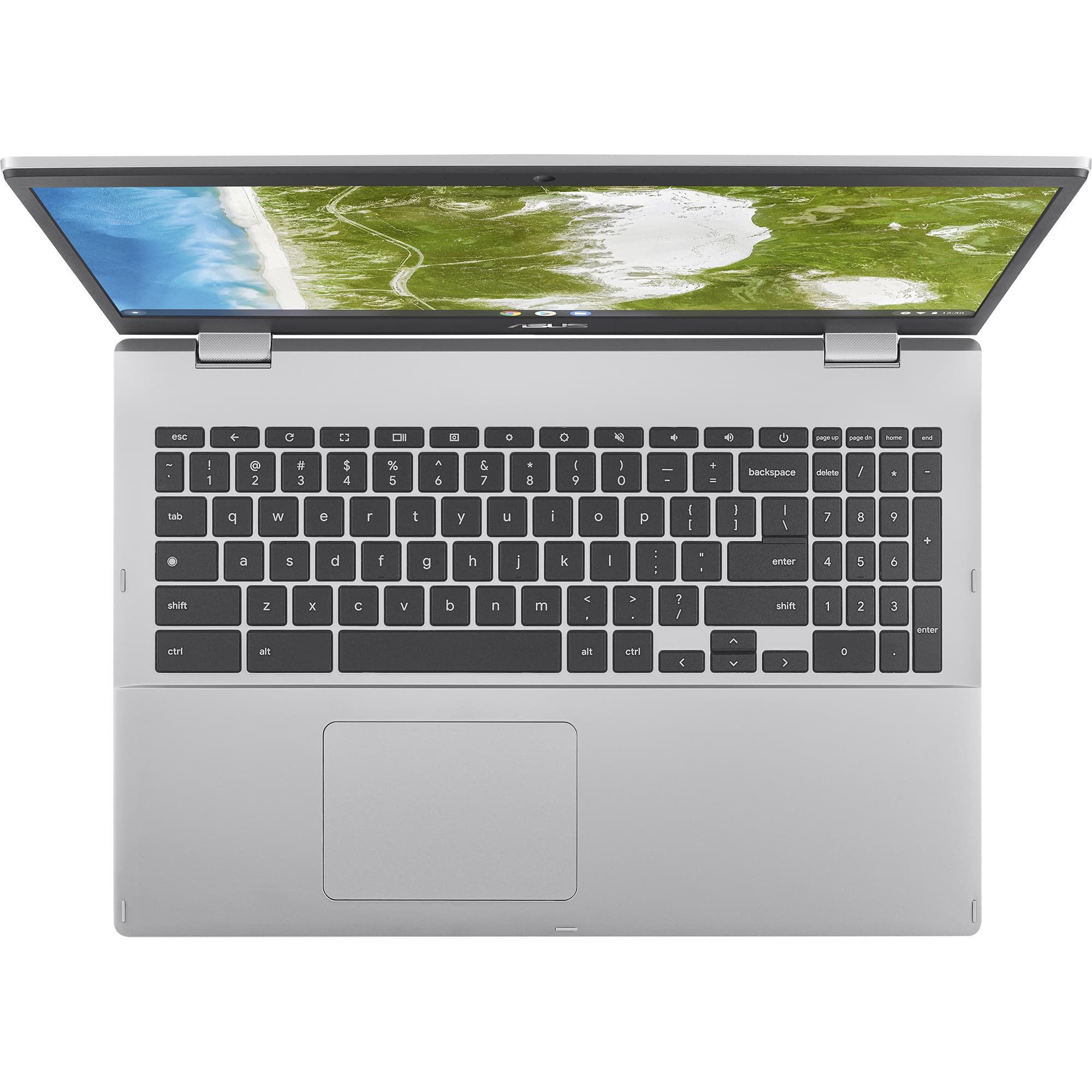 ASUS Chromebook CX1 CX1500CKA-NJ0382 Intel® Celeron® N N4500 39,6 cm (15.6") Full HD 4 GB LPDDR4x-SDRAM 128 GB eMMC Wi-Fi 6 (802.11ax) ChromeOS Belgisch Zilver - Afbeelding 7