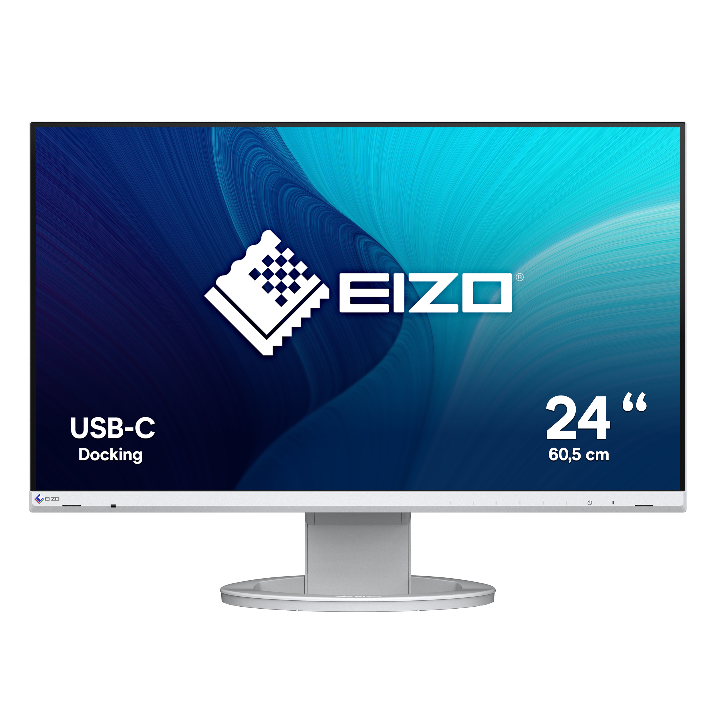 EIZO FlexScan EV2480-WT computer monitor 60,5 cm (23.8") 1920 x 1080 Pixels Full HD LCD Wit