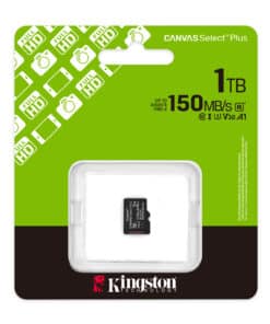 Kingston Technology 1TB micSDXC Canvas Select Plus Gen3 150R A1 enkel pakket zonder ADP - Afbeelding 3