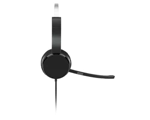 Lenovo 100 Mono Headset Bedraad Hoofdband Kantoor/callcenter USB Type-A Zwart - Afbeelding 3