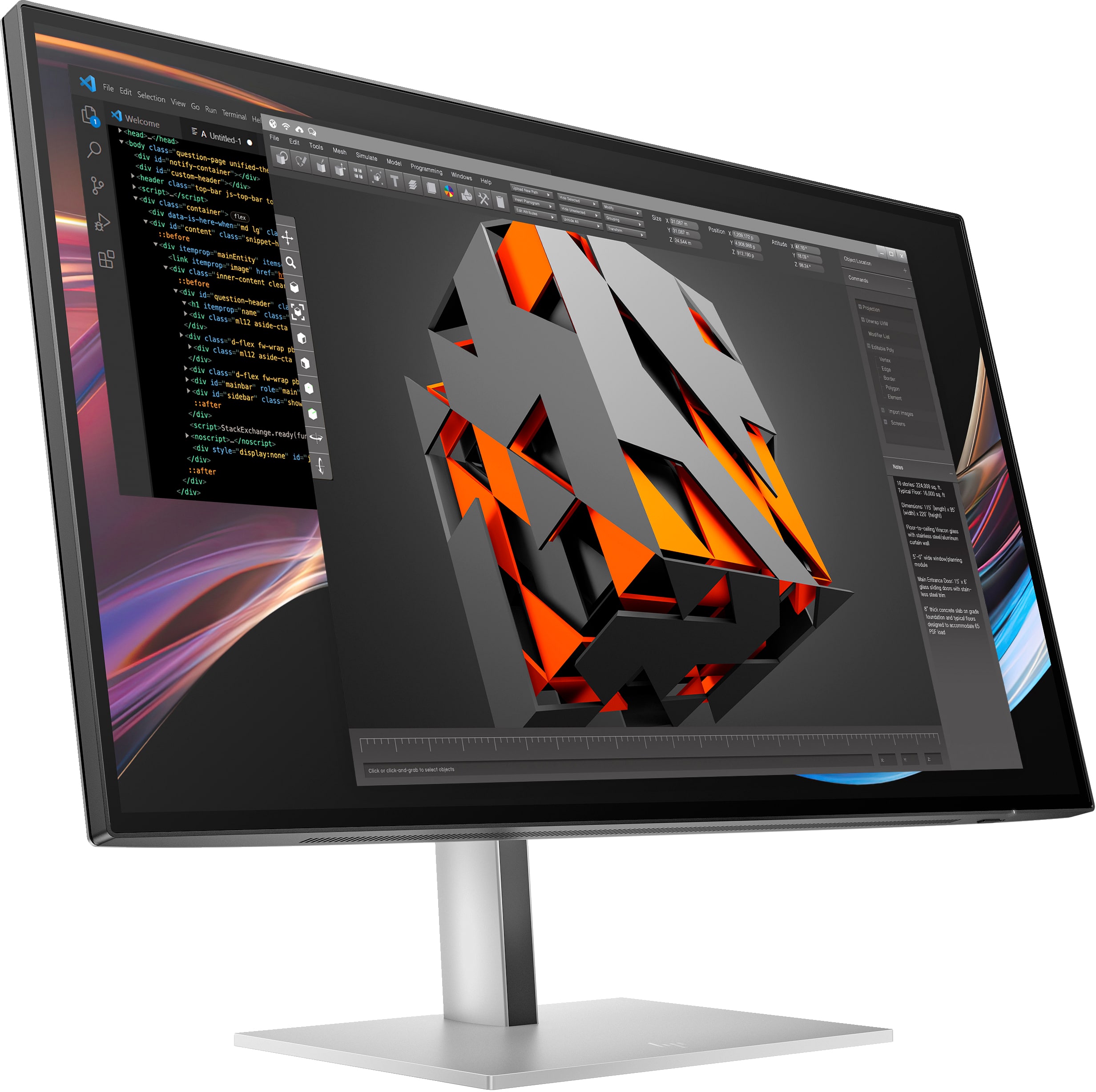 HP Serie 7 Pro 27 inch 4K Thunderbolt 4 monitor - 727pk - Afbeelding 3