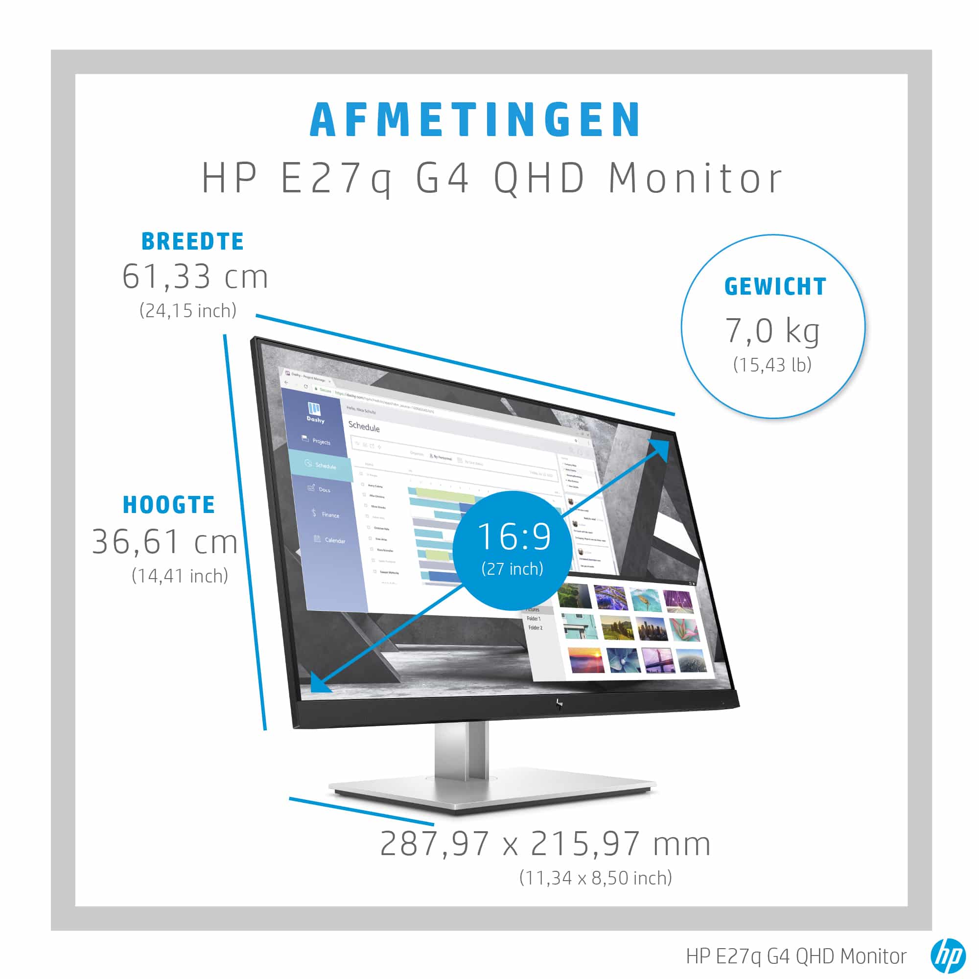HP E-Series E27q G4 QHD-monitor