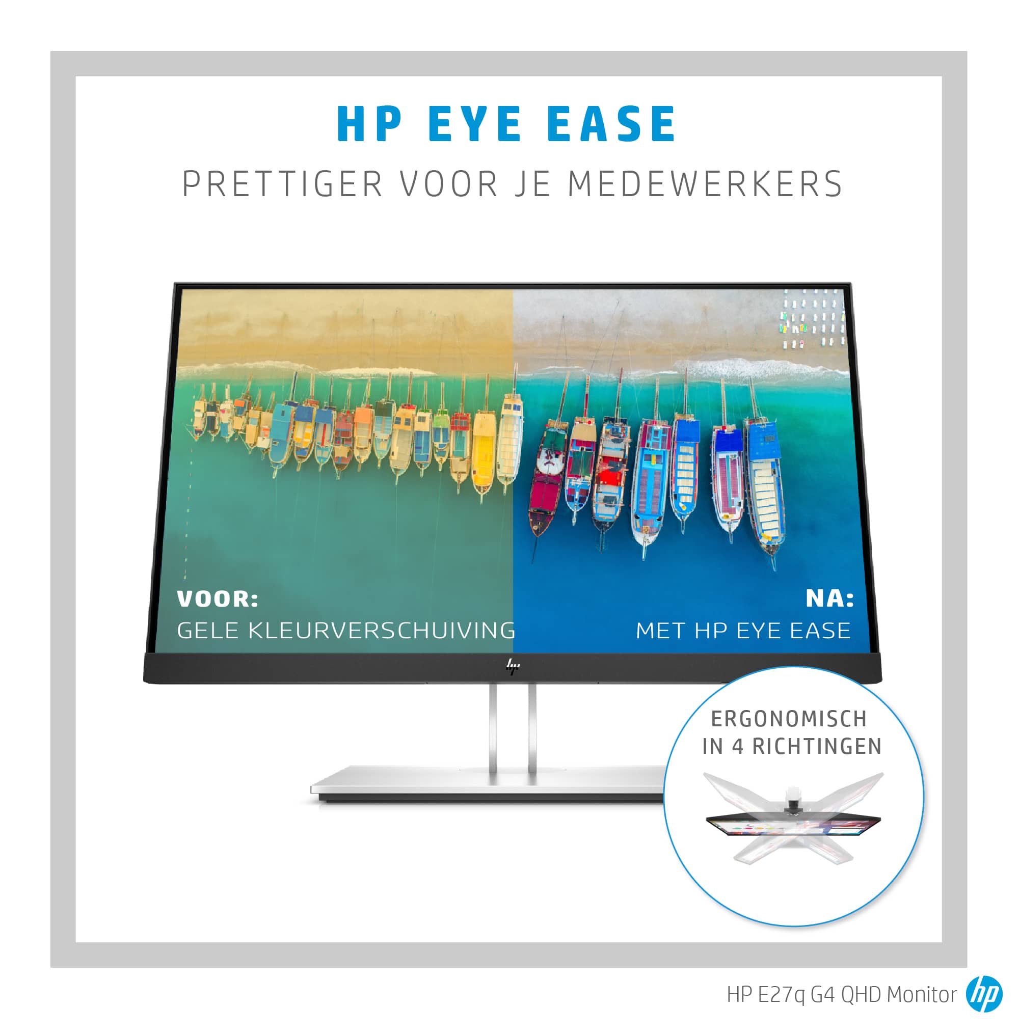 HP E-Series E27q G4 QHD-monitor - Afbeelding 2