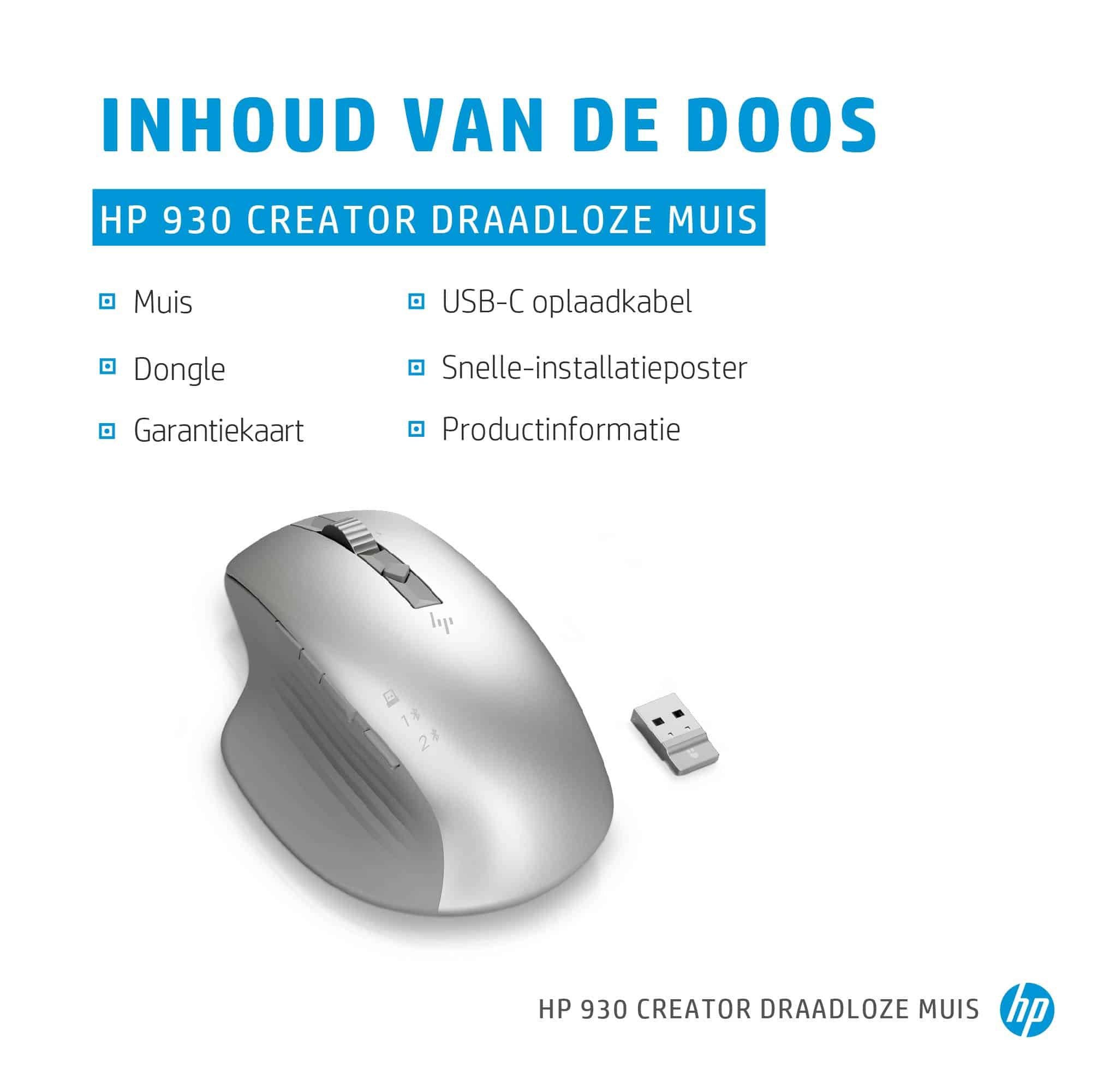HP 930 Creator draadloze muis - Afbeelding 2
