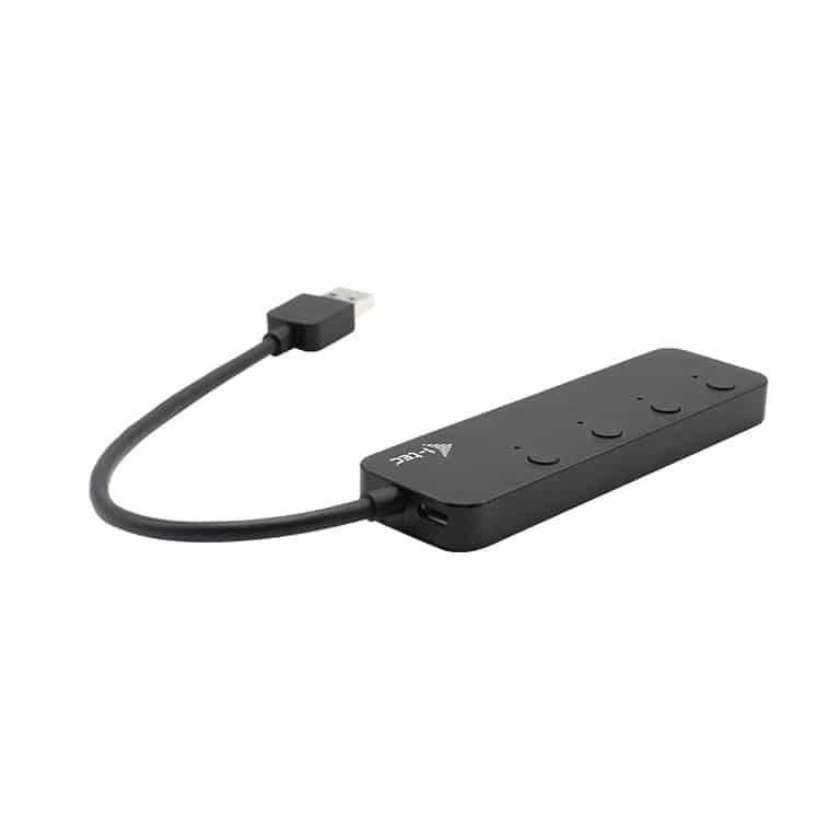 i-tec U3CHARGEHUB4 interface hub USB 3.2 Gen 1 (3.1 Gen 1) Type-A 5 Mbit/s Zwart - Afbeelding 3