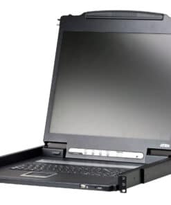 ATEN CL3000N rack console 48,3 cm (19") 1280 x 1024 Pixels Metaal, Kunststof Zwart 1U - Afbeelding 2