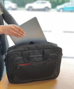 ACT Suburb schoudertas voor laptops tot 15,6", gemaakt van gerecyclede plastic flessen - Afbeelding 4