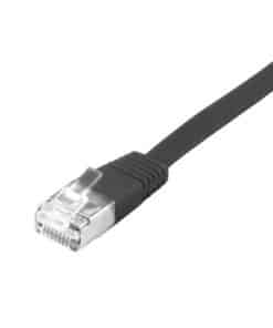 Equip 60769107101 Cat.6A U/FTP Flat Patch Cable, 2.0m, black, 2 m, Cat6a, RJ45, Black - Afbeelding 2