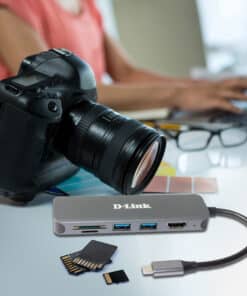 D-Link 6-in-1 USB-C Hub met HDMI/kaartlezer/stroomvoorziening DUB-2327 - Afbeelding 5