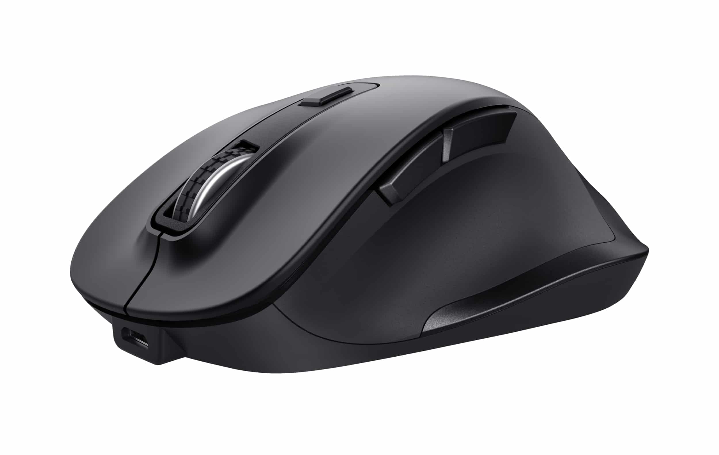 Trust Fyda Draadloze Muis - muis – draadloos – oplaadbaar – 2400 DPI – zwart
