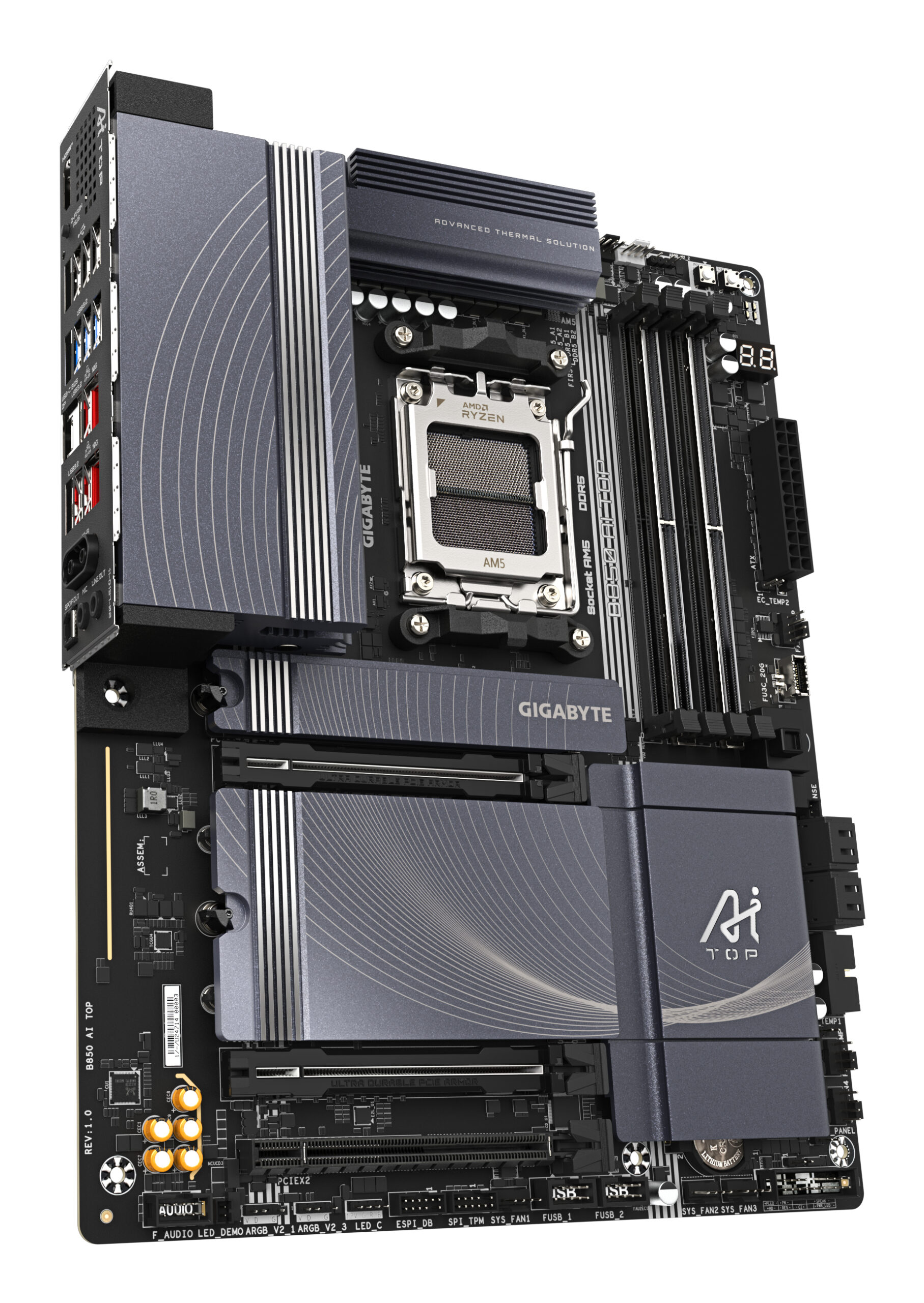 GIGABYTE B850 AI TOP moederbord AMD B850 Socket AM5 ATX - Afbeelding 3