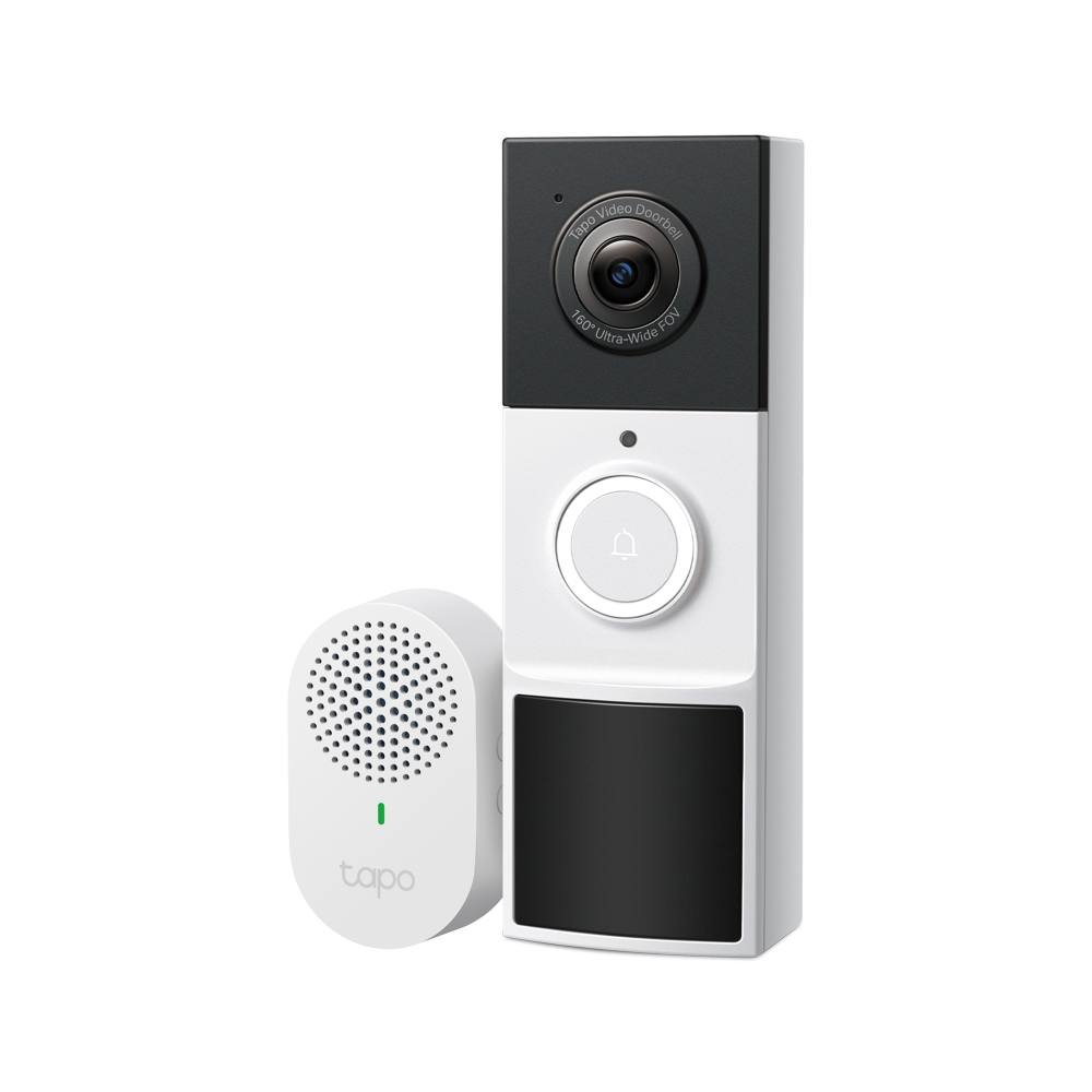 TP-Link Tapo D210 intercomsysteem 3 MP Zwart, Wit
