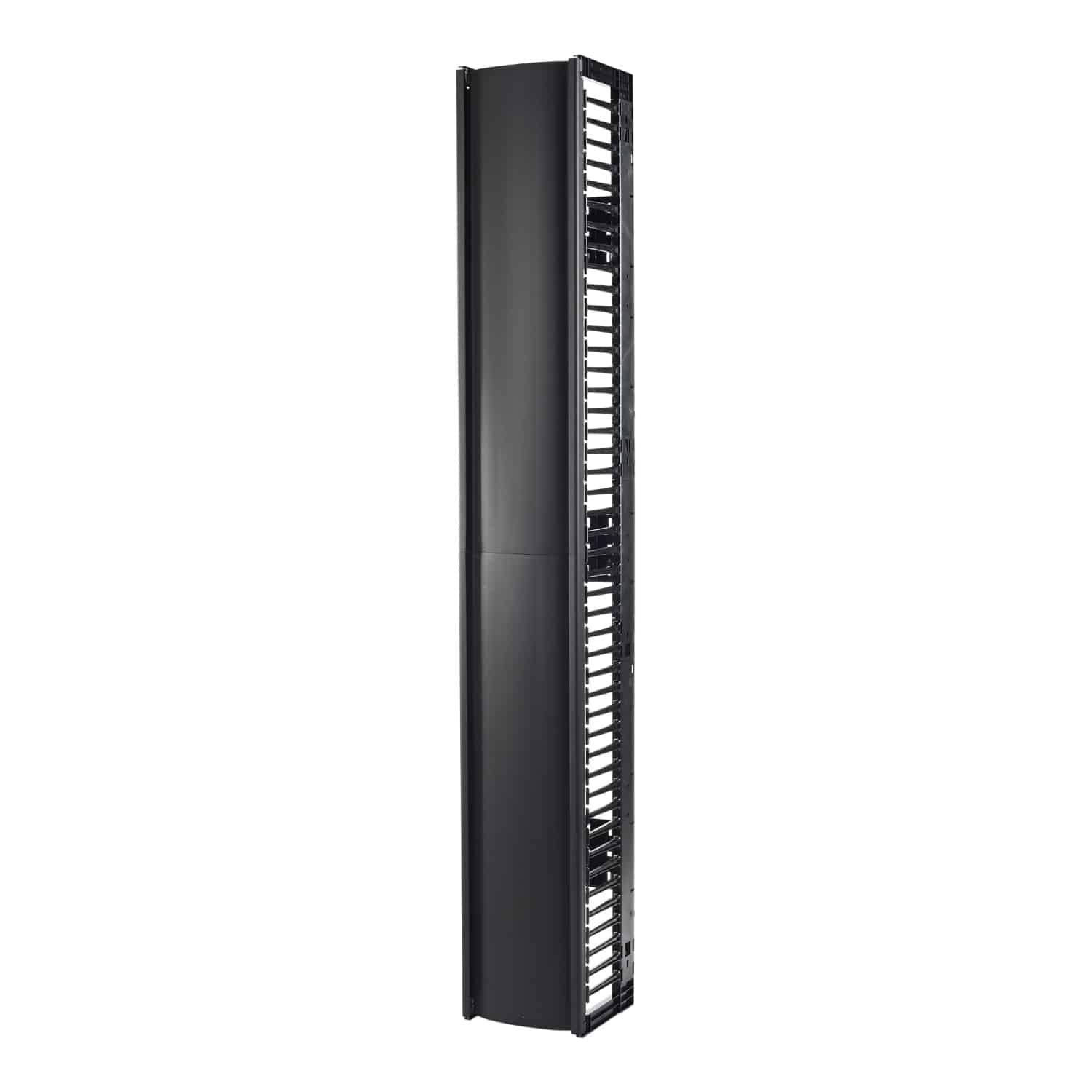 APC Valueline, verticale kabelmanager voor 2 & 4-stijls racks, 84"H X 12"B, enkelzijdig met deur