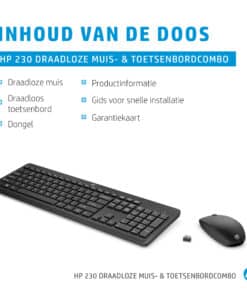 HP 230 draadloze muis- en toetsenbordcombo