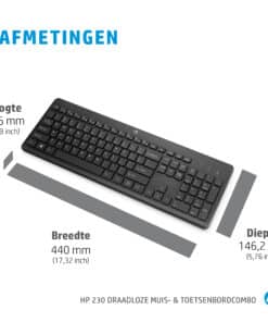 HP 230 draadloze muis- en toetsenbordcombo - Afbeelding 3