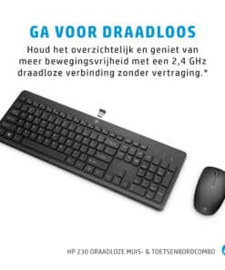 HP 230 draadloze muis- en toetsenbordcombo - Afbeelding 5