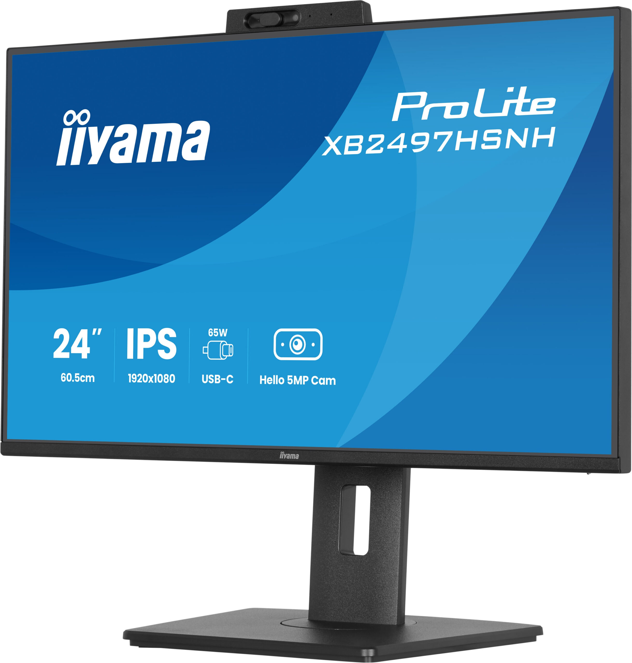 iiyama ProLite XB2497HSNH-B1 24IN IPS LCD 4MS 1920X1080 350CD/M2 HDMI/DP/USB 2 computer monitor 60,5 cm (23.8") 1920 x 1080 Pixels Full HD Zwart - Afbeelding 7