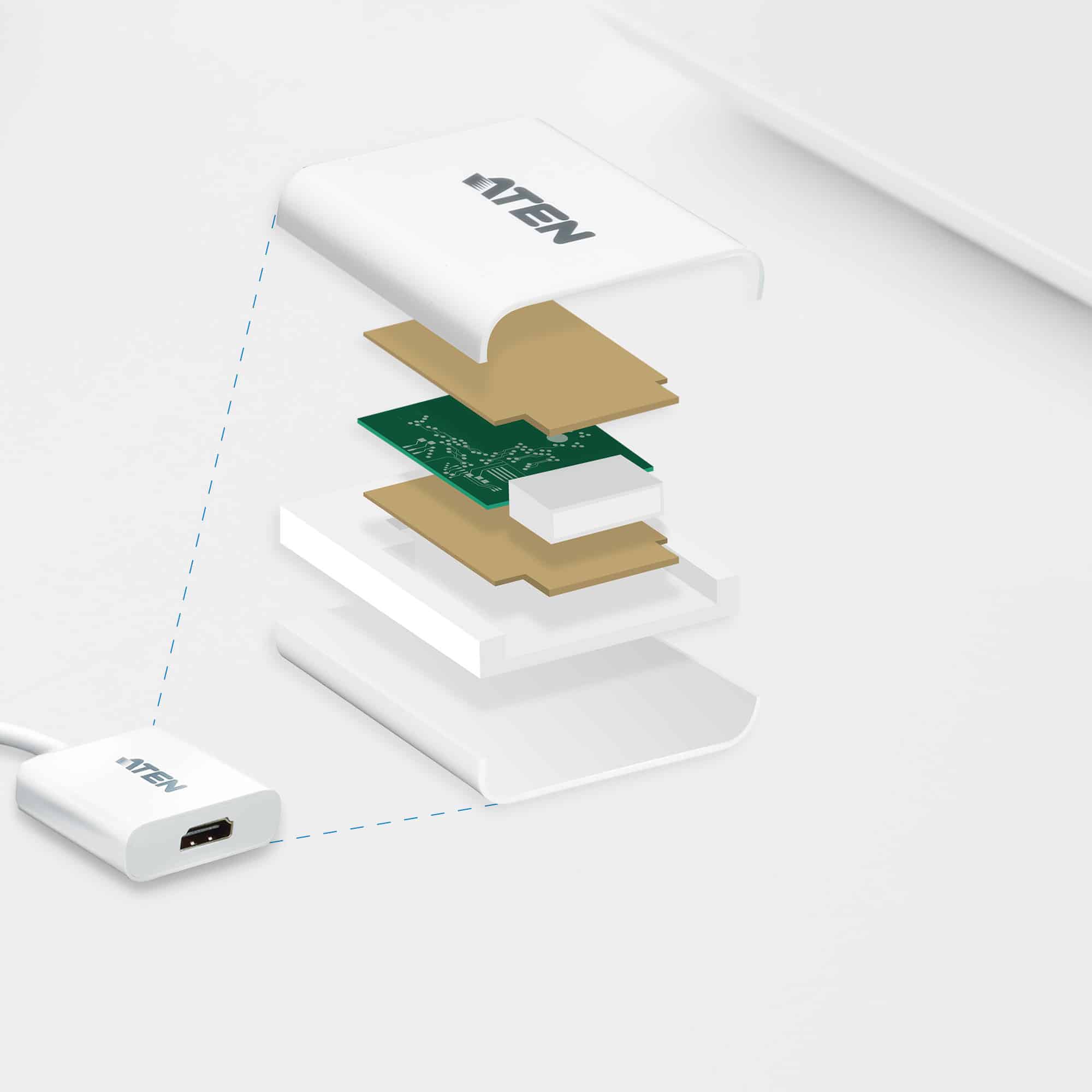 ATEN DisplayPort naar HDMI-adapter - Afbeelding 3