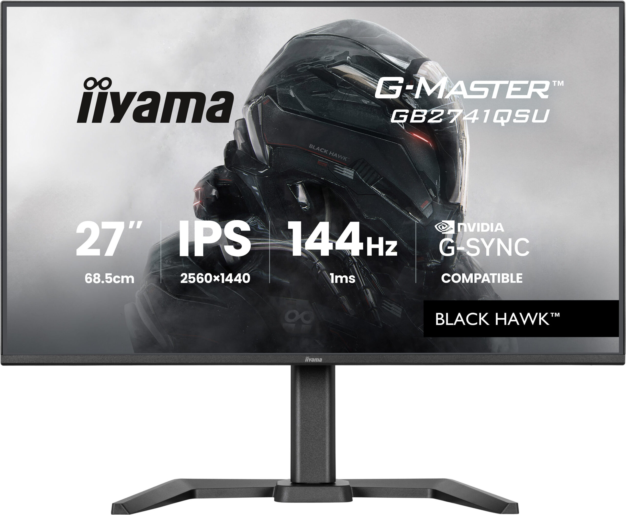 iiyama G-MASTER GB2741QSU-B1 computer monitor 68,6 cm (27") 2560 x 1440 Pixels 4K Ultra HD LED Zwart