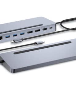 i-tec USB-C Metal Ergonomic 3x 4K Display Docking Station with Power Delivery 100 W + Universal Charger 100 W - Afbeelding 2