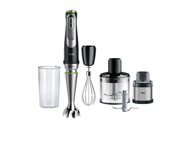 Braun MultiQuick 9 MQ9138XI 0,6 l Staafmixer 1200 W Zwart, Roestvrijstaal