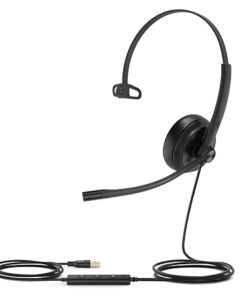Yealink UH34 SE Mono Headset Bedraad Hoofdband Kantoor/callcenter Zwart