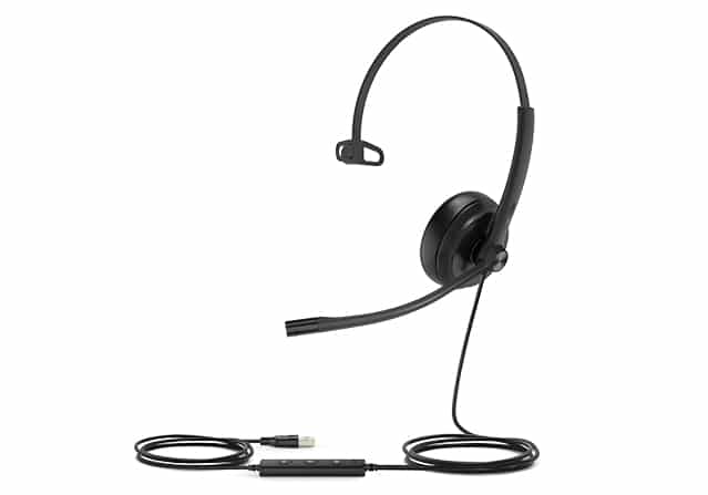 Yealink UH34 SE Mono Headset Bedraad Hoofdband Kantoor/callcenter Zwart