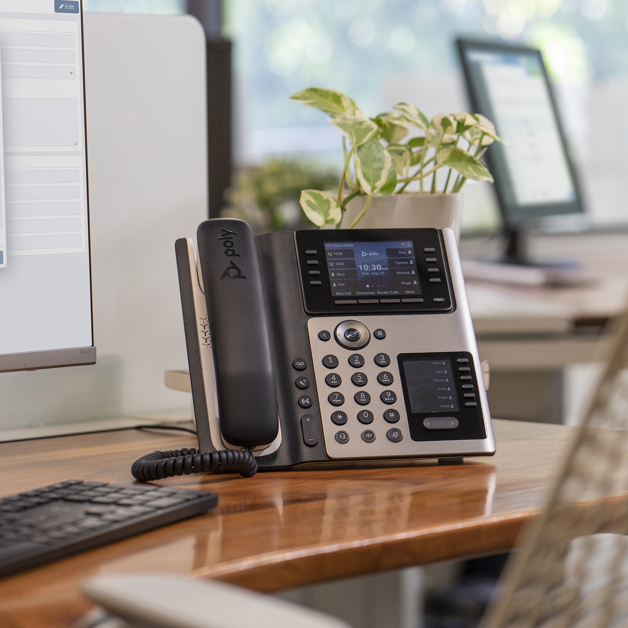 HP Poly Edge E400 IP-telefoon met PoE-ondersteuning - Afbeelding 4