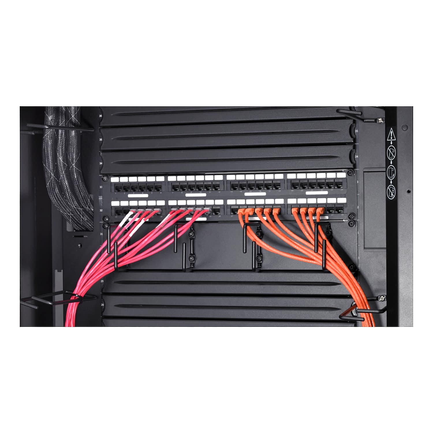 APC datadistributiekabel, CAT6 UTP CMR 6XRJ-45 zwart, 60ft (18,2 m) - Afbeelding 6
