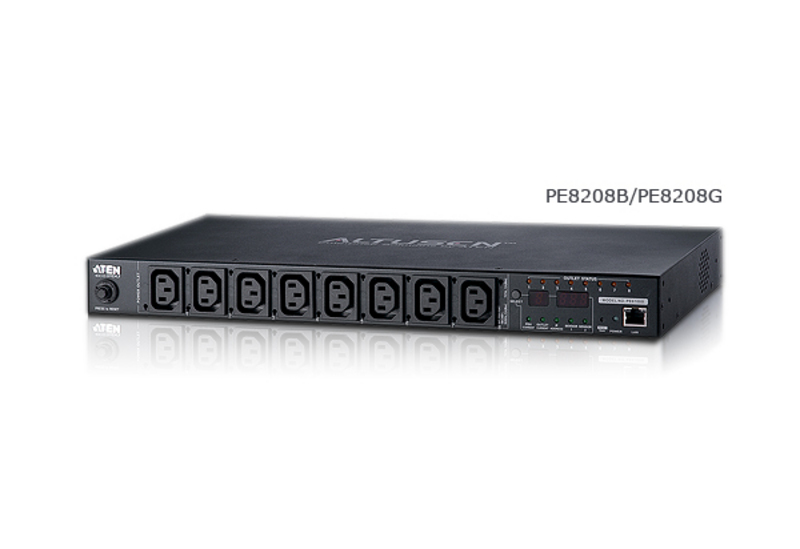 ATEN 20A/16A 8-uitgangen 1U gemeten en geschakeld eco PDU - Afbeelding 3