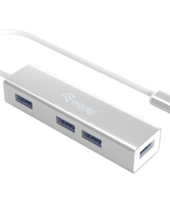Equip 128958 interface hub USB 3.2 Gen 1 (3.1 Gen 1) Type-C 5000 Mbit/s Zilver
