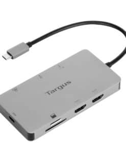 Targus DOCK423EU laptop dock & poortreplicator Bedraad USB 3.2 Gen 1 (3.1 Gen 1) Type-C Zilver