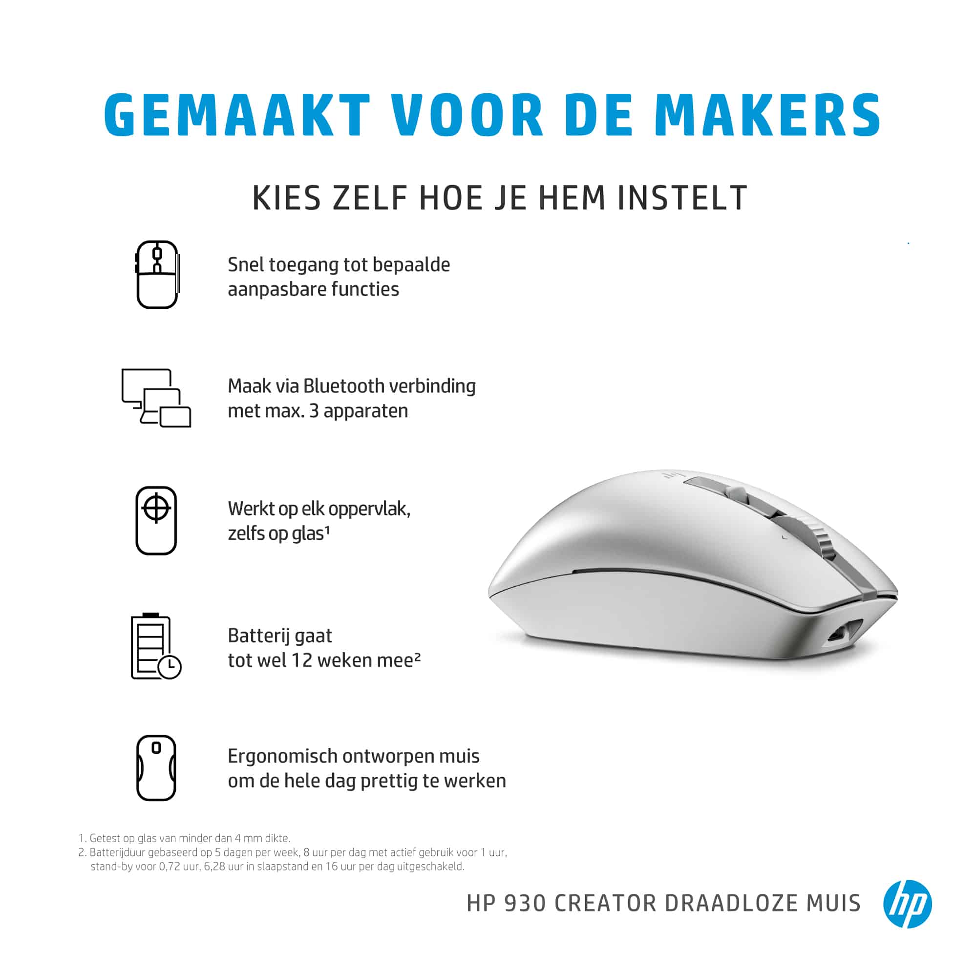 HP 930 Creator draadloze muis - Afbeelding 3