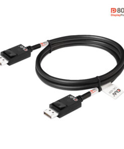 CLUB3D DisplayPort 2.1 Bi-Directional VESA DP80 Gecertificeerde kabel 4K240Hz, 8K60Hz or 10K30Hz M/M 1.2m/3.94ft - Afbeelding 8