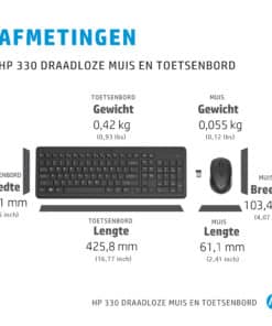 HP 330 draadloze muis en draadloos toetsenbord - Afbeelding 2