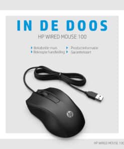 HP 100 muis met kabel - Afbeelding 3
