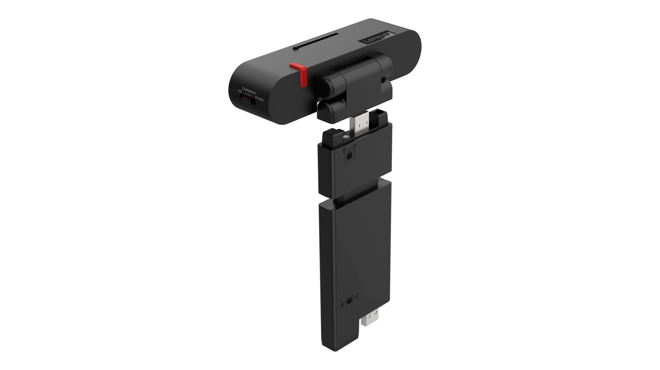 Lenovo ThinkVision MC60 webcam 1920 x 1080 Pixels USB 2.0 Zwart - Afbeelding 7