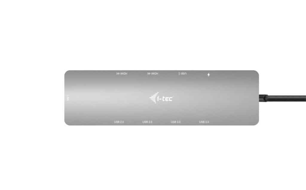 i-tec USB-C Metal Nano 2x Display Docking Station + Power Delivery 100 W - Afbeelding 2