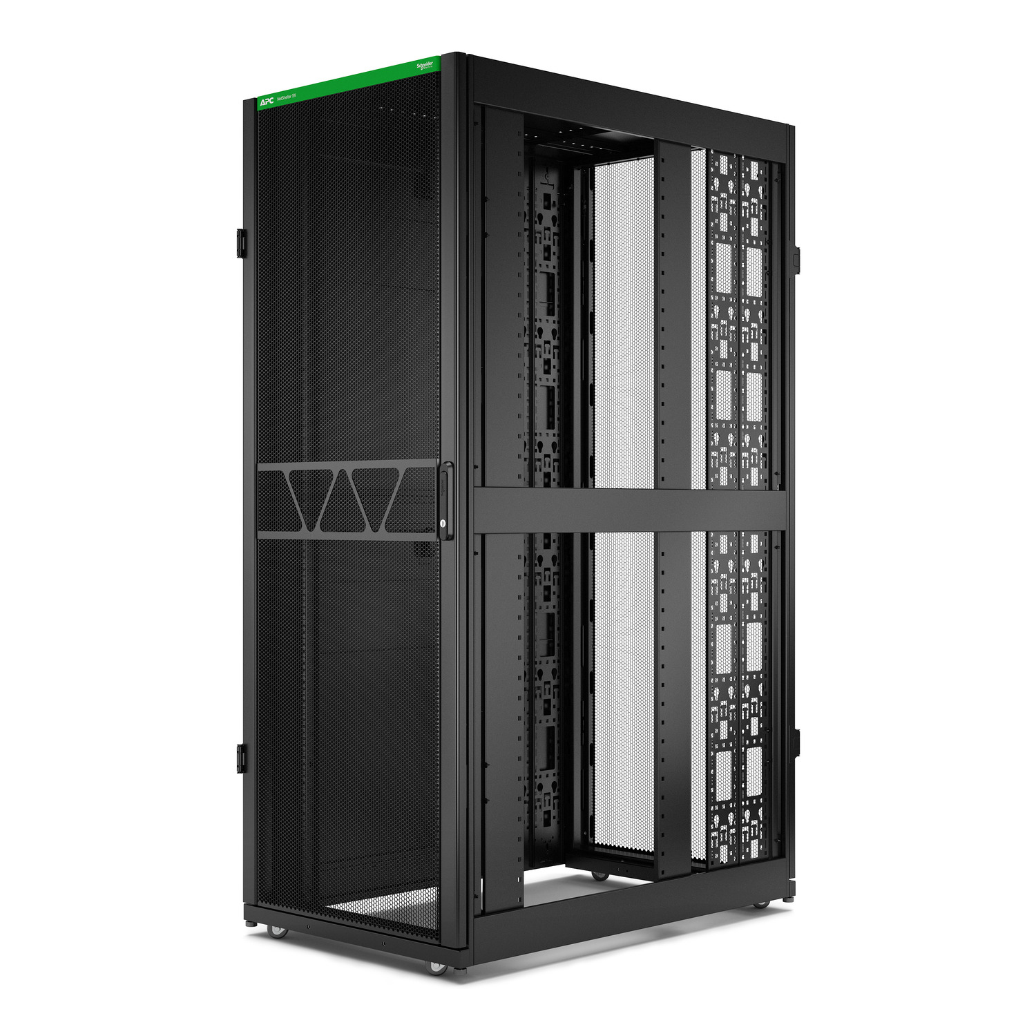 APC Netshelter SX Gen2 AR3350B2 - 42U, 1991h x 750b x 1200d mm, met zijpanelen, zwart - Afbeelding 2