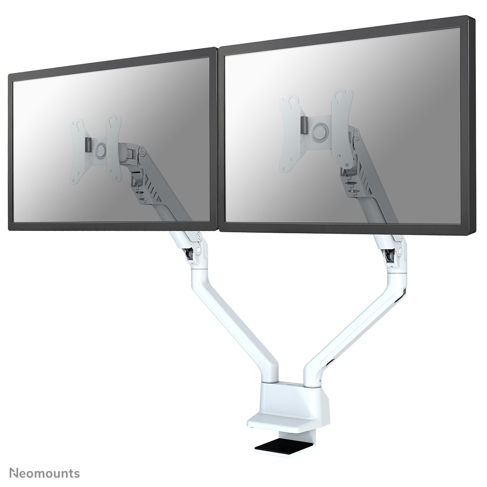 Neomounts FPMA-D750DWHITE2 Monitorarm 10-32" - gasveer - Topfix - 180°-stop