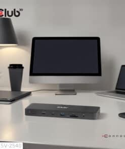 CLUB3D Club 3D 14-in-1 USB-C Quad Display Dockingstation – 4 Schermen & 100W Snelladen - Afbeelding 2