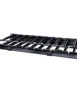 APC Horizontale kabelmanager, 1U x 6" diep, enkelzijdig met kap - Afbeelding 3