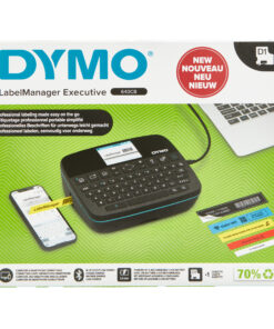 DYMO LabelManager Executive 640 CB draagbare labelprinter | Compacte labelmakermachine met QWERTY-toetsenbord | Bluetooth- en USB-connectiviteit | Compatibel met D1 standaard en duurzame labels