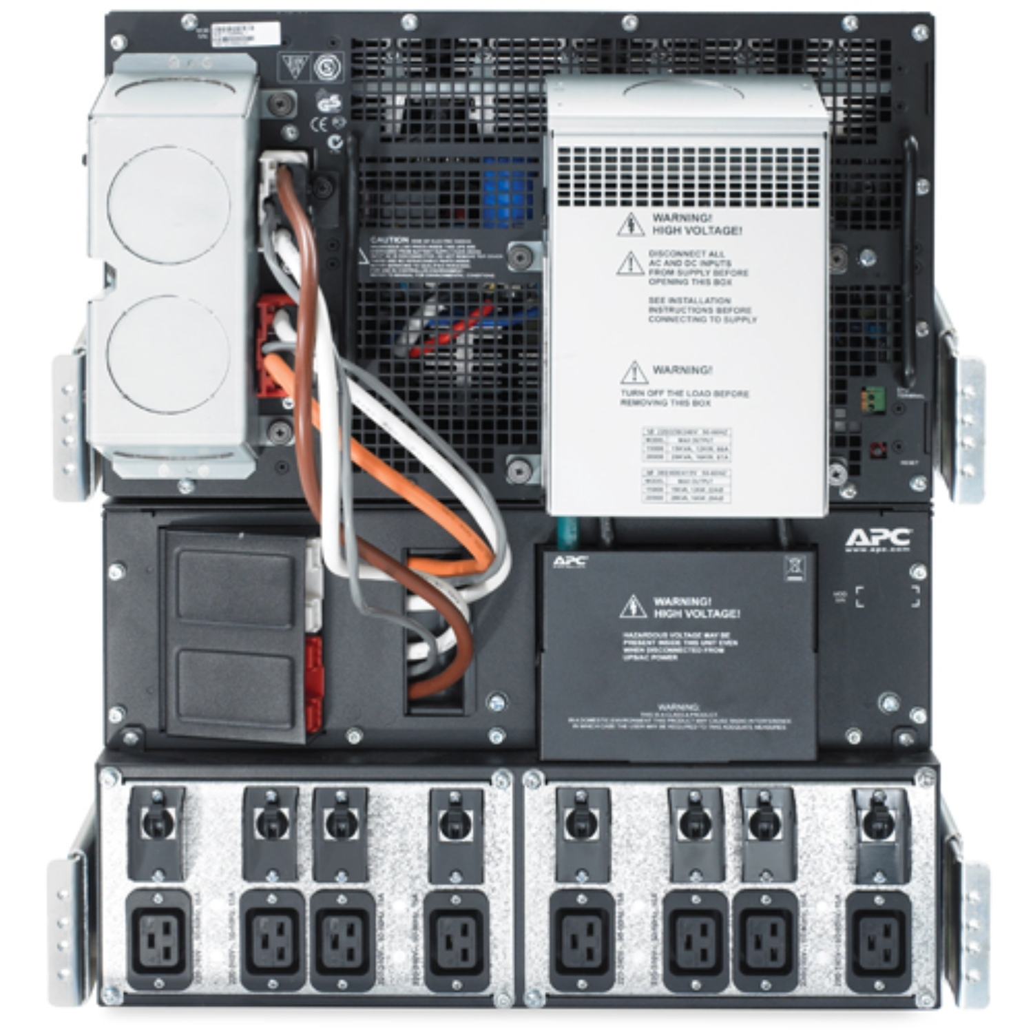 APC Smart-UPS On-Line SURT20KRMXLI - 20KVA, 8x C19, USB, 3 fase uitgang(hardwired), rack mountable, NMC - Afbeelding 4