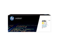 HP 658X originele high-capacity gele LaserJet tonercartridge - Afbeelding 2