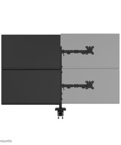 Neomounts DS60-600BL2-2 Quadruple monitorarm voor vier schermen 10-32" - Afbeelding 5