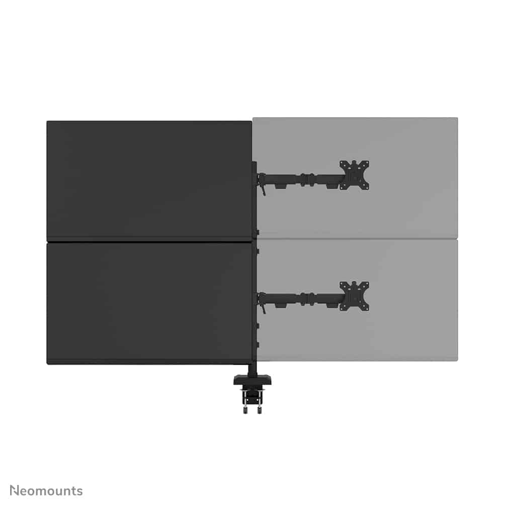 Neomounts DS60-600BL2-2 Quadruple monitorarm voor vier schermen 10-32" - Afbeelding 5